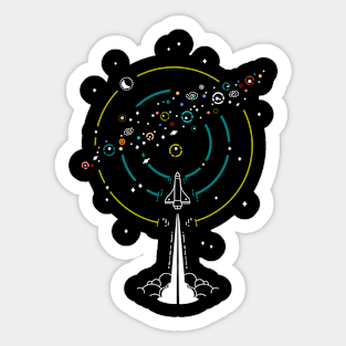 the last frontier Sticker